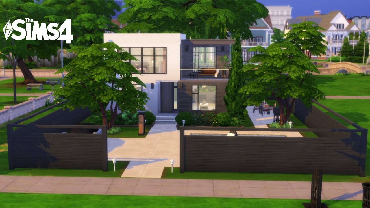 Small Modern House | The Sims 4 | Speed Build | Cozy