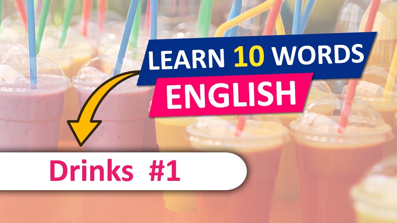 Learn 10 Drinks Names in English (Part 1)