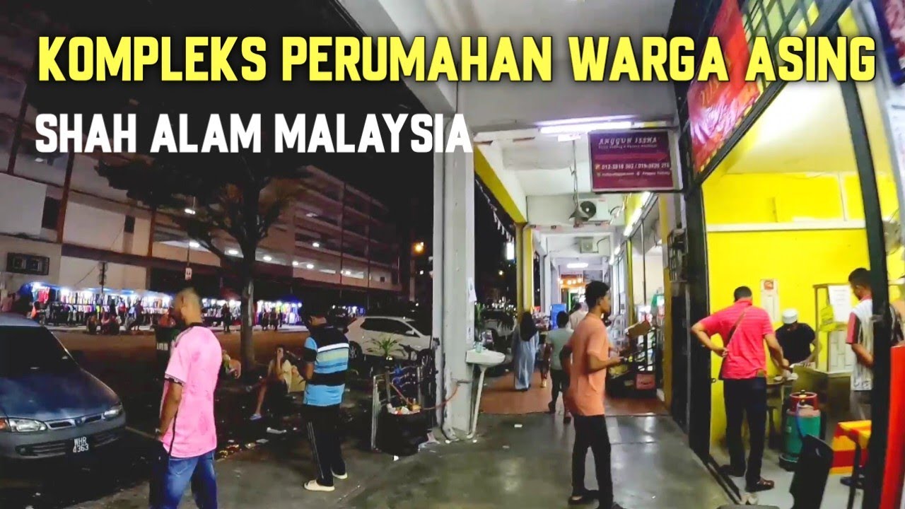 Shah Alam Perumahan warga asing, banglades, myanmar, nepal, Indonesia, india, Pakistan