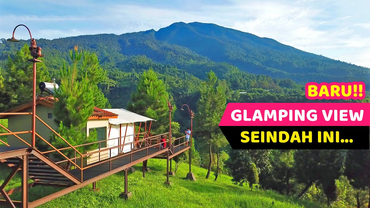TEMPAT GLAMPING BARU VIEW 3 GUNUNG (Salak - Gede - Pangrango) | Kancana Mandira Review