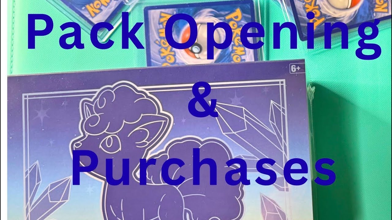 Pack Opening & Purchases (POP VID) latest additions to National Dex Binder