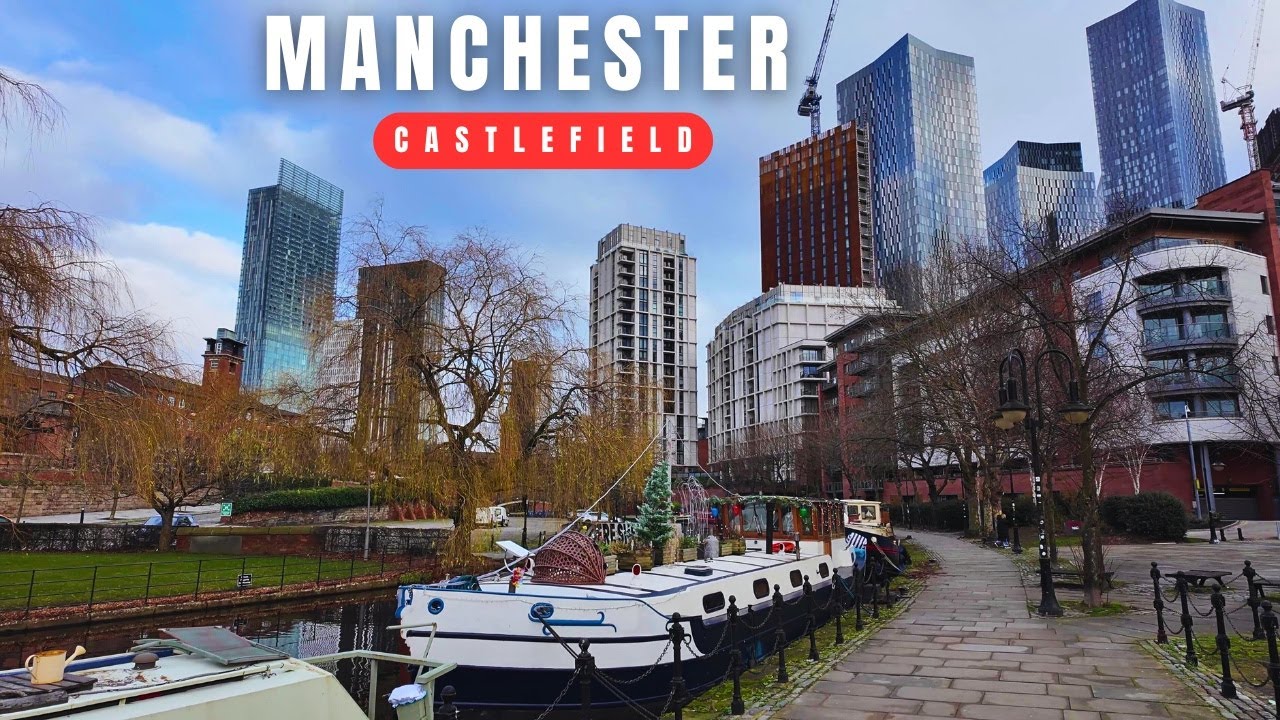 Manchester Castlefield Walking Tour | Where Past Meets Future | 4K