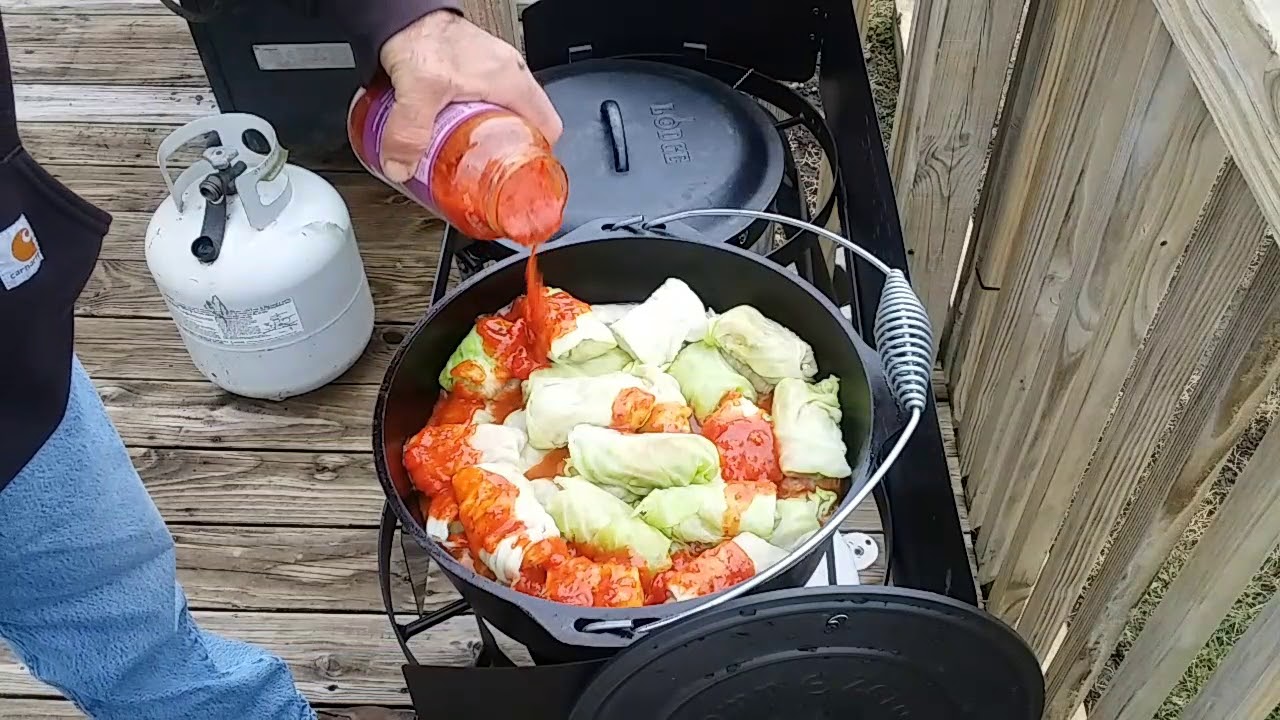 Dutch Oven Cabbage Rolls