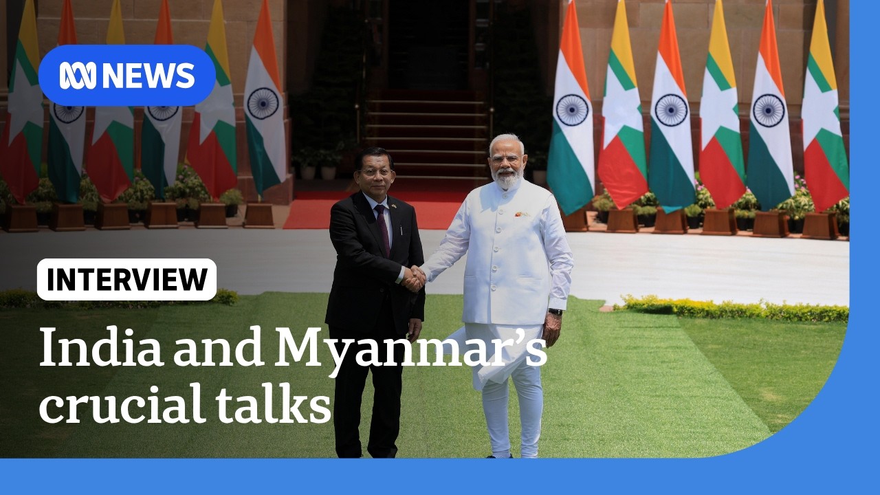 Why the president of Myanmar's visit to India is being closely watched | The World | ABC NEWS
