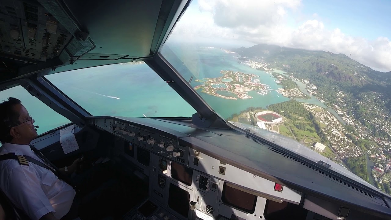 Approach to Seychelles International Airport