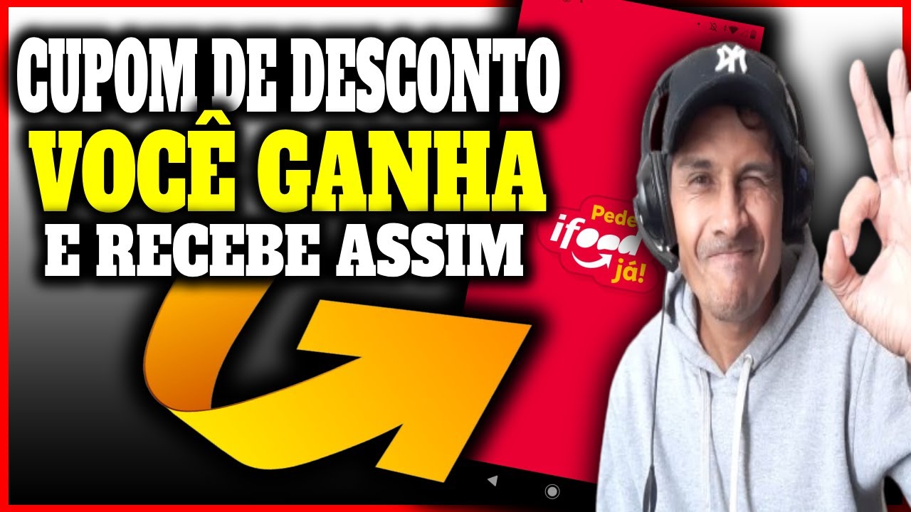 CUPOM DE DESCONTOS do IFood no SMS.