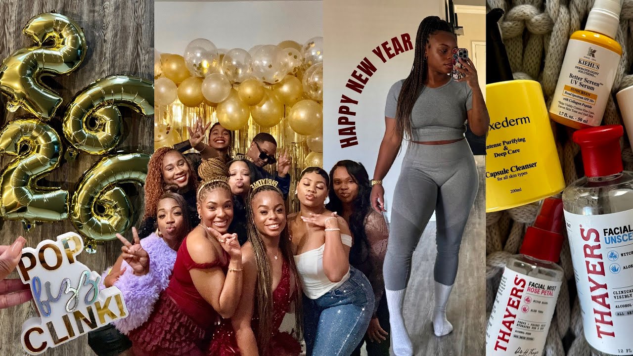 new year, fresh start | back on track, store runs + hauls, lit nye party, 2025 recap, new intro 🎀