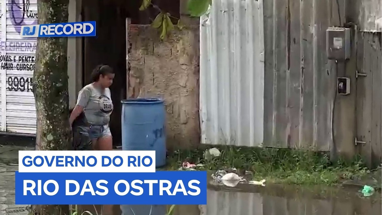 Temporal causa alagamentos e muitos transtornos em vários bairros de Rio das Ostras (RJ)