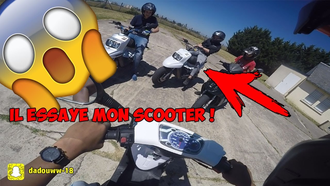 😮LES ABONNÉS ESSAYE MON SCOOT ET TENTE DES ROUES ! 😱[LA SUITE]