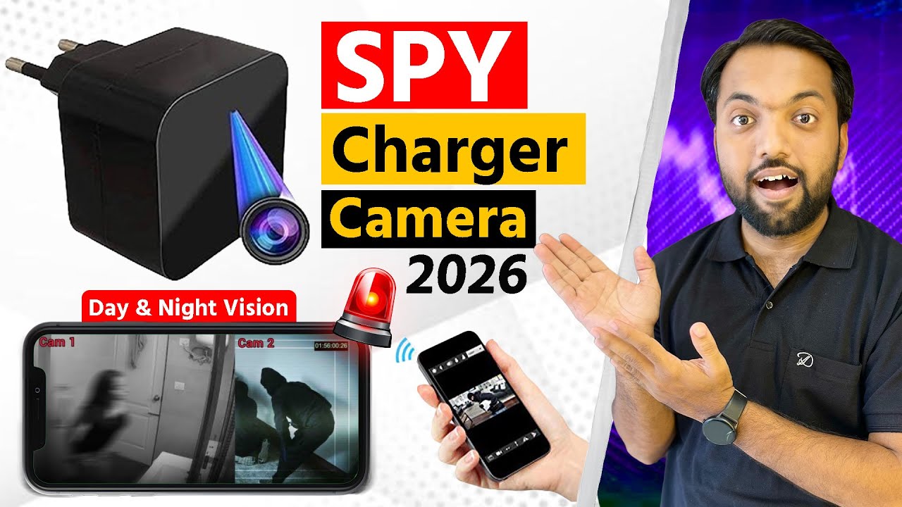 Spy Charger Camera Exposed! Hidden Camera in Charger | Day & Night Vision Testing | Spy Camera 2026