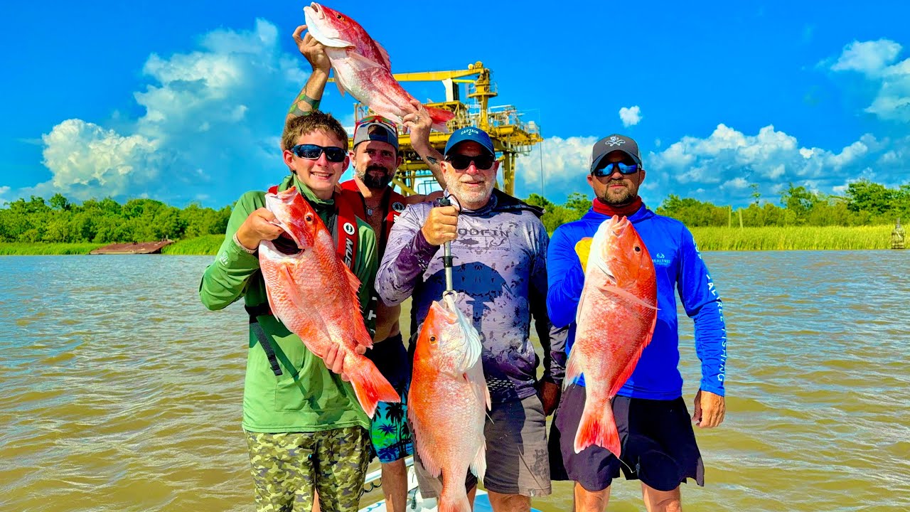 Red Snapper Fishing in Venice, Louisiana { Catch Clean Cook }