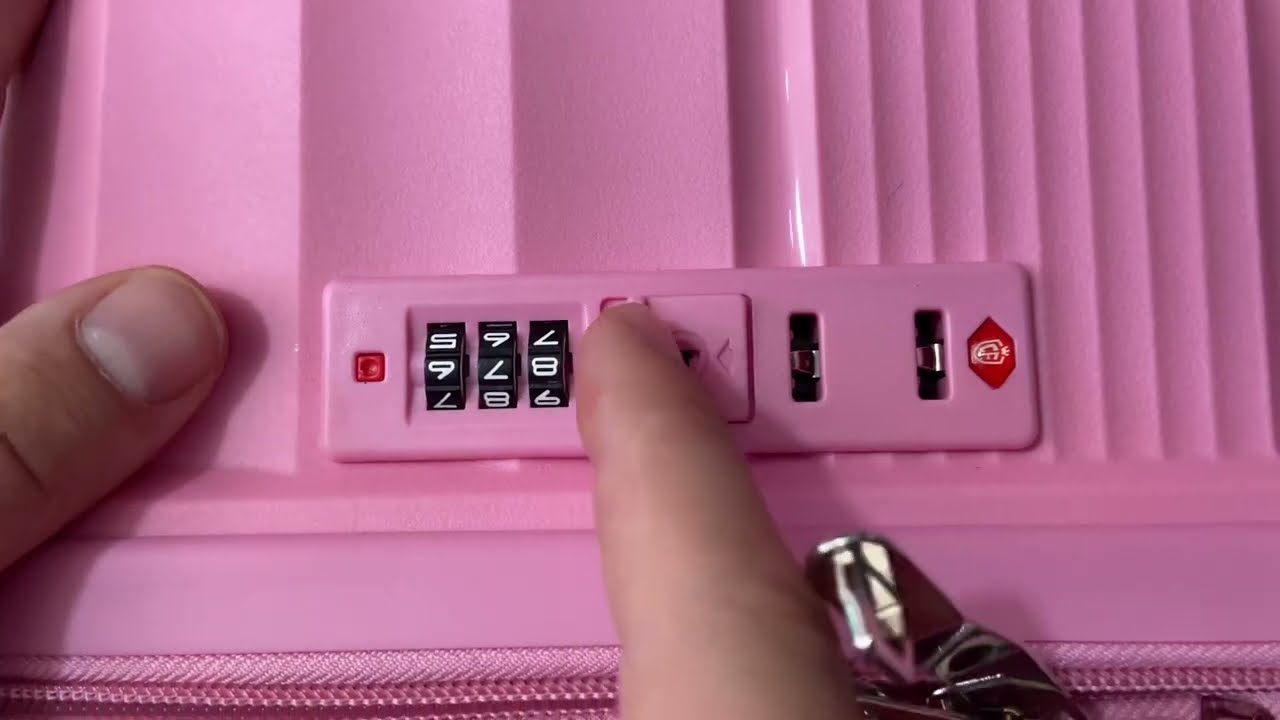 شرح طريقة معرفة الرقم السري لشنط السفر إذا تم نسيانه