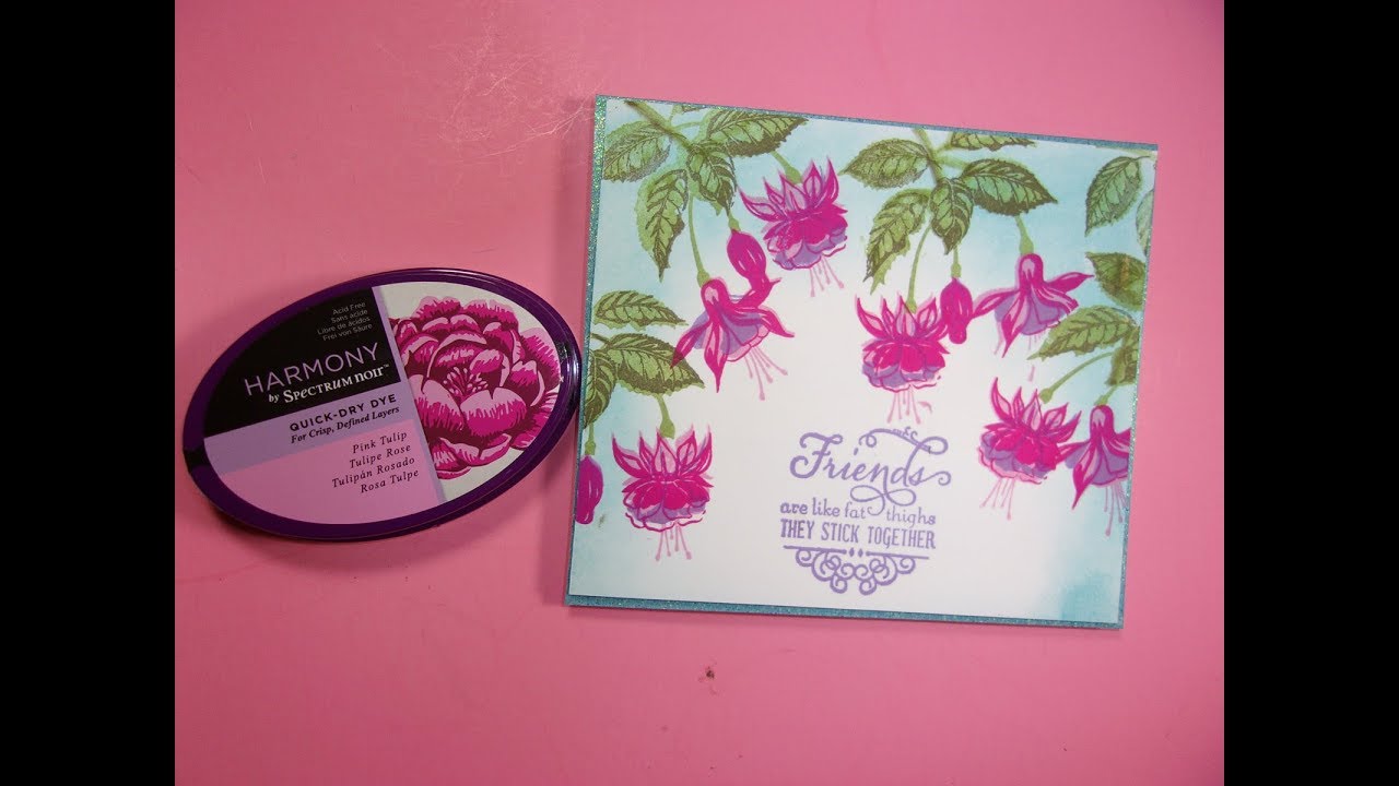 New Spectrum Noir Harmony Fuchsia Inks: A Bummer