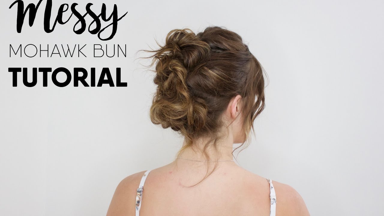 Messy Bun Mohawk Tutorial with RedBloom Salon