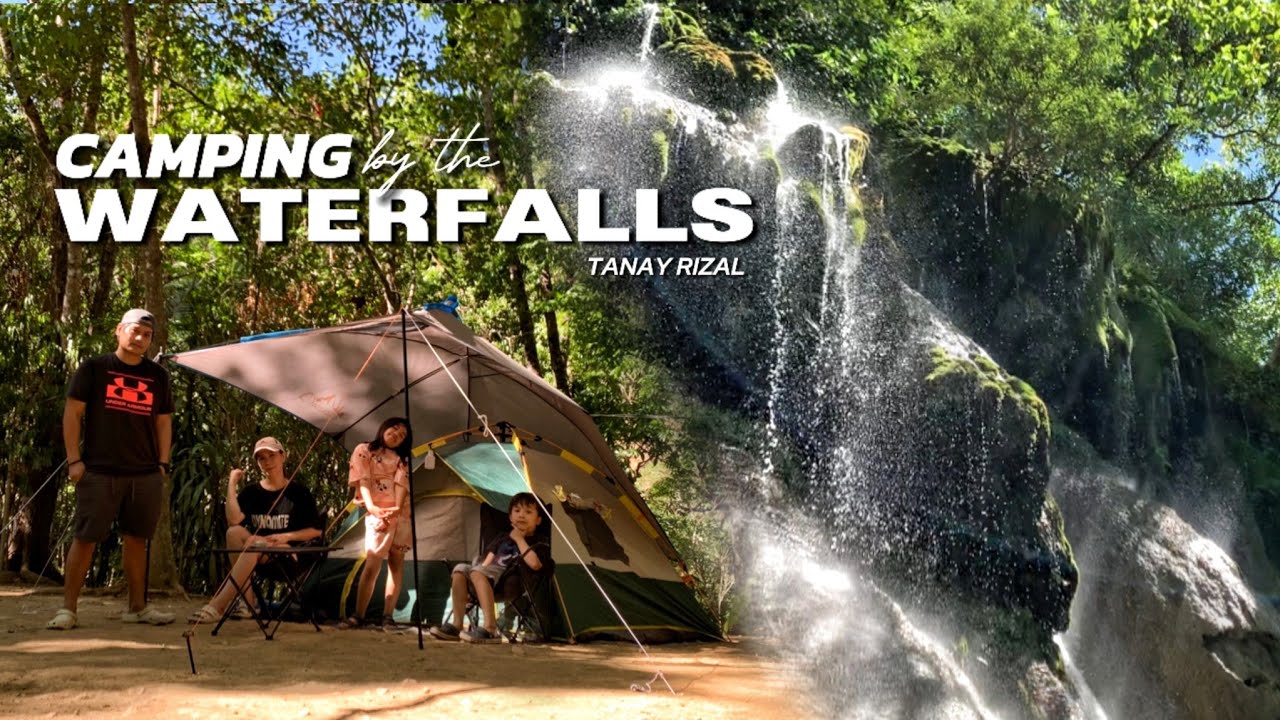 BATLAG FALLS sa Tanay Rizal Campsite w/ Waterfalls & Swimming Pool | Camping Adventure Philippines