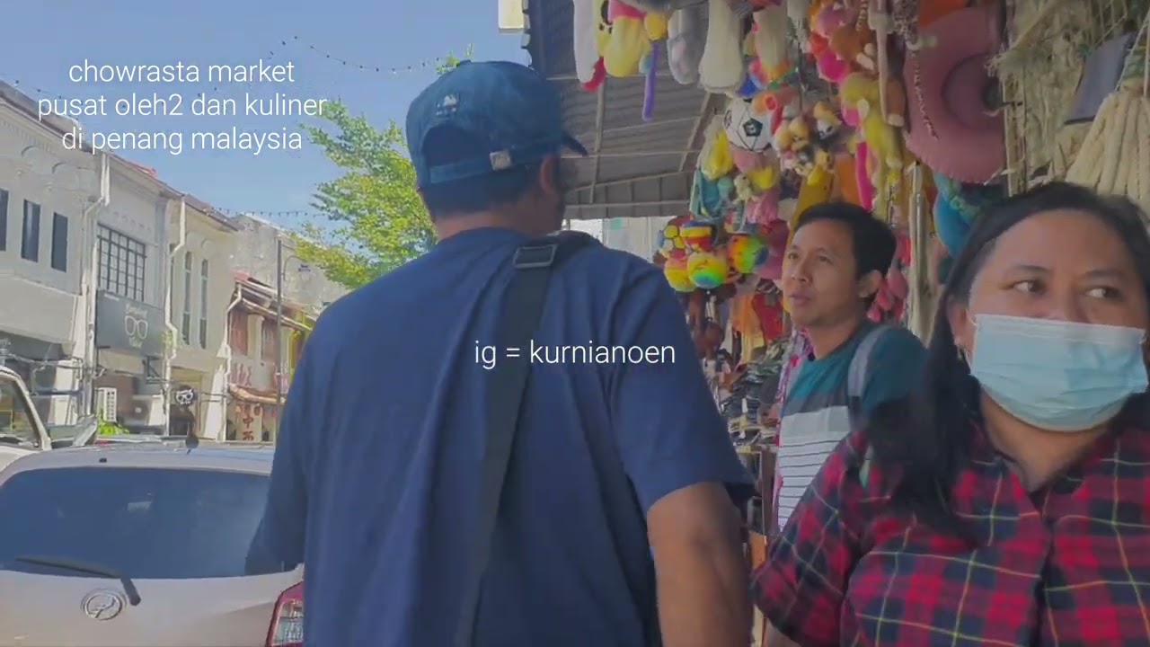 PASAR CHOWRASTA PENANG, PUSAT KULINER DAN OLEH2 DI PULAU PINANG MALAYSIA #chowrastamarket