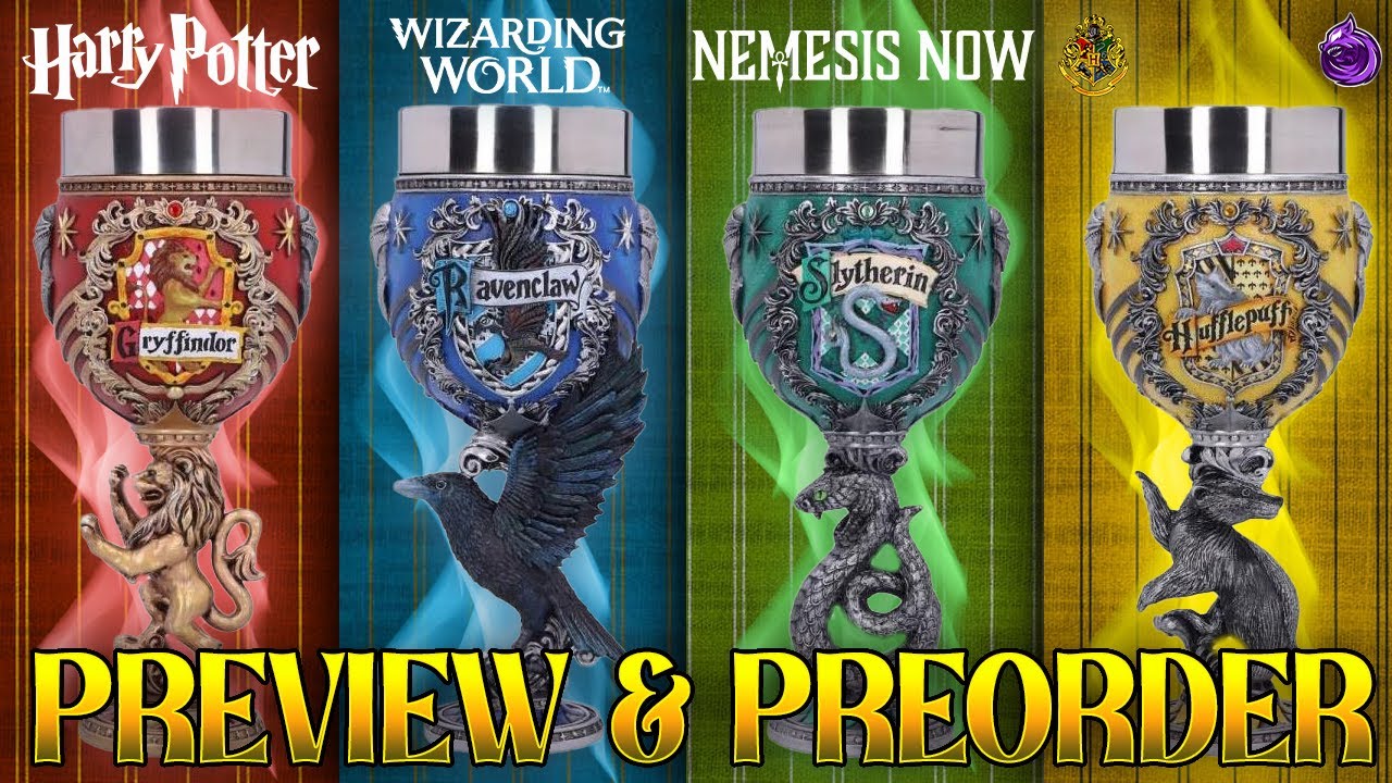 *MUST HAVE* Harry Potter Gryffindor, Slytherin, Hufflepuff, Ravenclaw & Death Eater Goblet