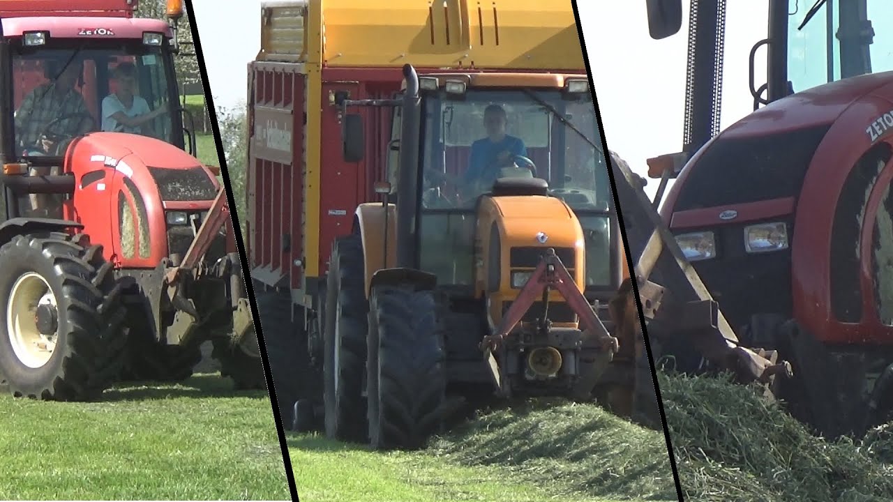 Renault & Zetor + Schuitemaker | First Grass of 2016 |