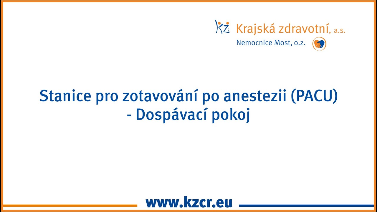 Dospávací pokoj Nemocnice Most, o.z., Krajské zdravotní, a.s.