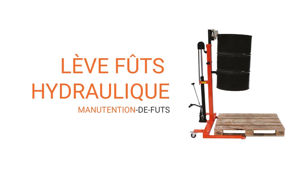 Lève fûts hydraulique - Manutention de fûts