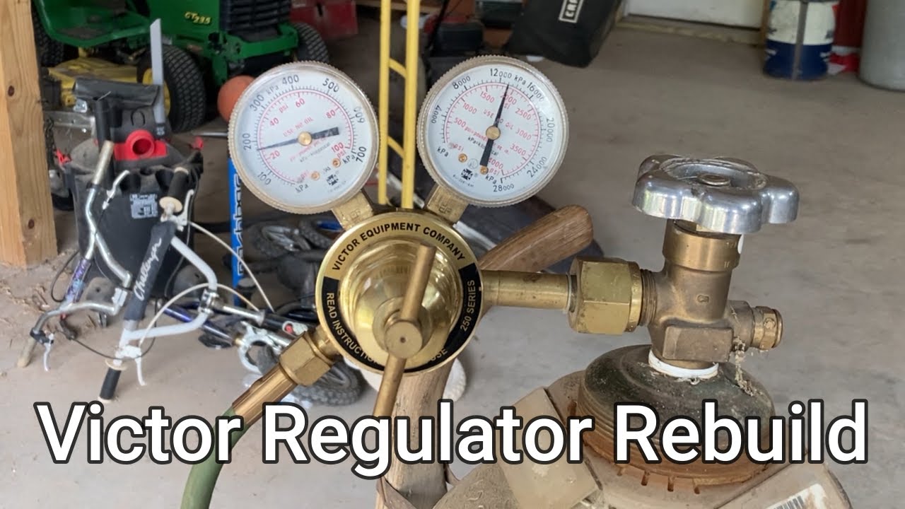 Victor 250-80-540 Oxygen Regulator Rebuild