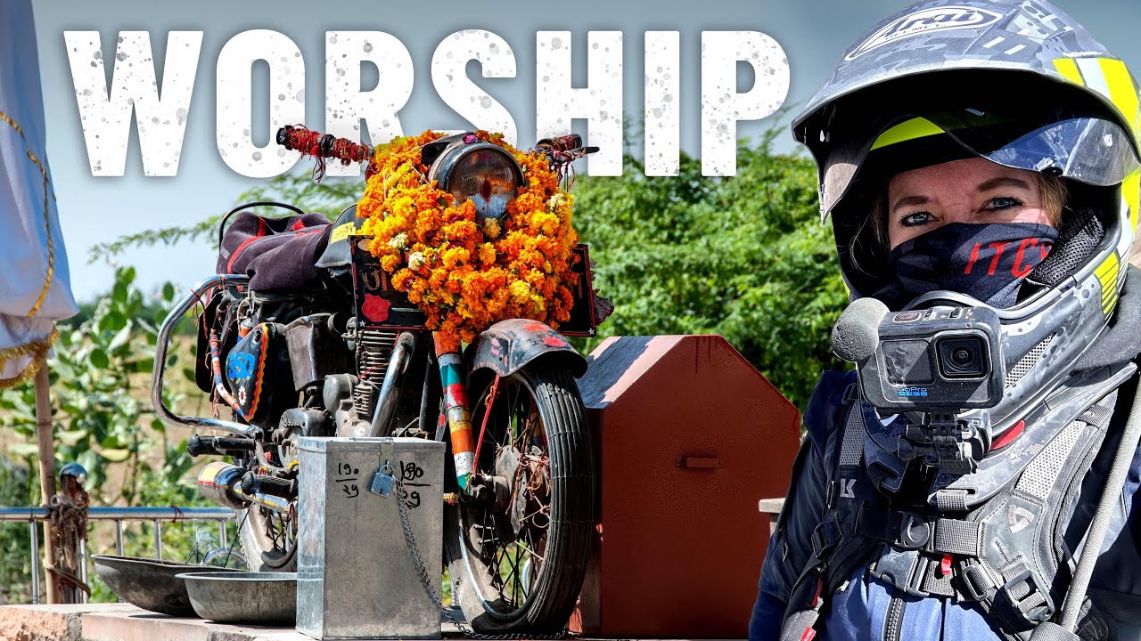 MOTORCYCLE is worshipped as a DEITY - only in India 🇮🇳