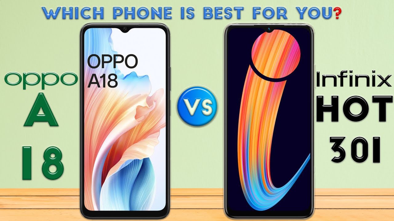 oppo A18 vs Infinix HOT 30i : Which Phone is Best For You❓😮