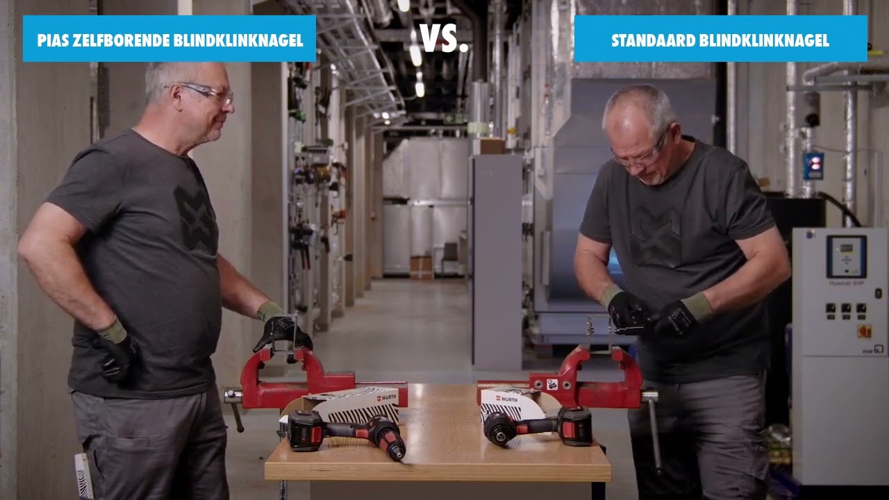 Blindklinknagel vergelijking.
