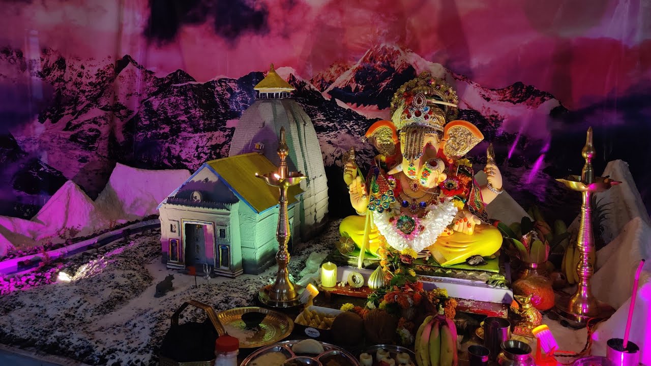 Kedarnath Ganpati Decoration 2021