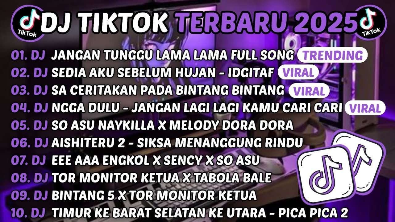 DJ TIKTOK TERBARU 2025-🎵DJ JANGAN TUNGGU LAMA LAMA🎵DJ SEDIA AKU SEBELUM HUJAN - IDGITAF FULL ALBUM