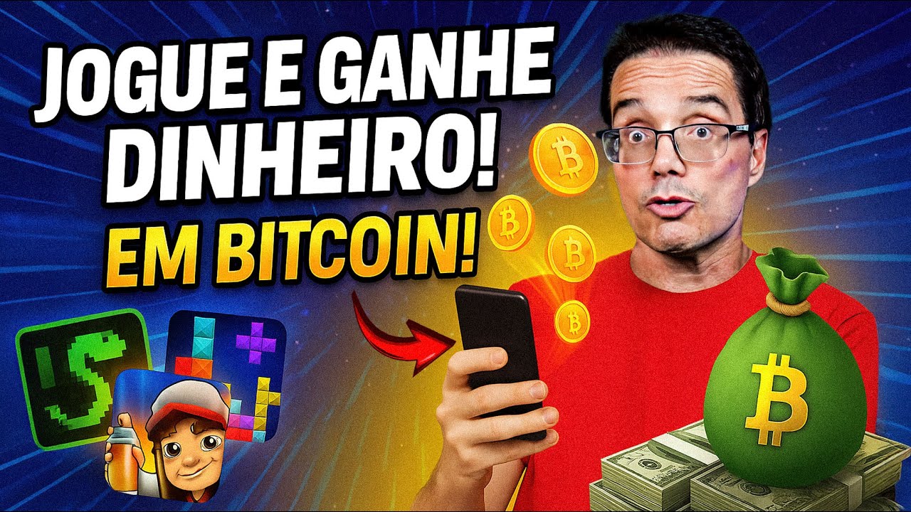 3 APPS QUE PODEM PAGAR UM BOM DINHEIRO JOGANDO (EM BITCOIN!!!)