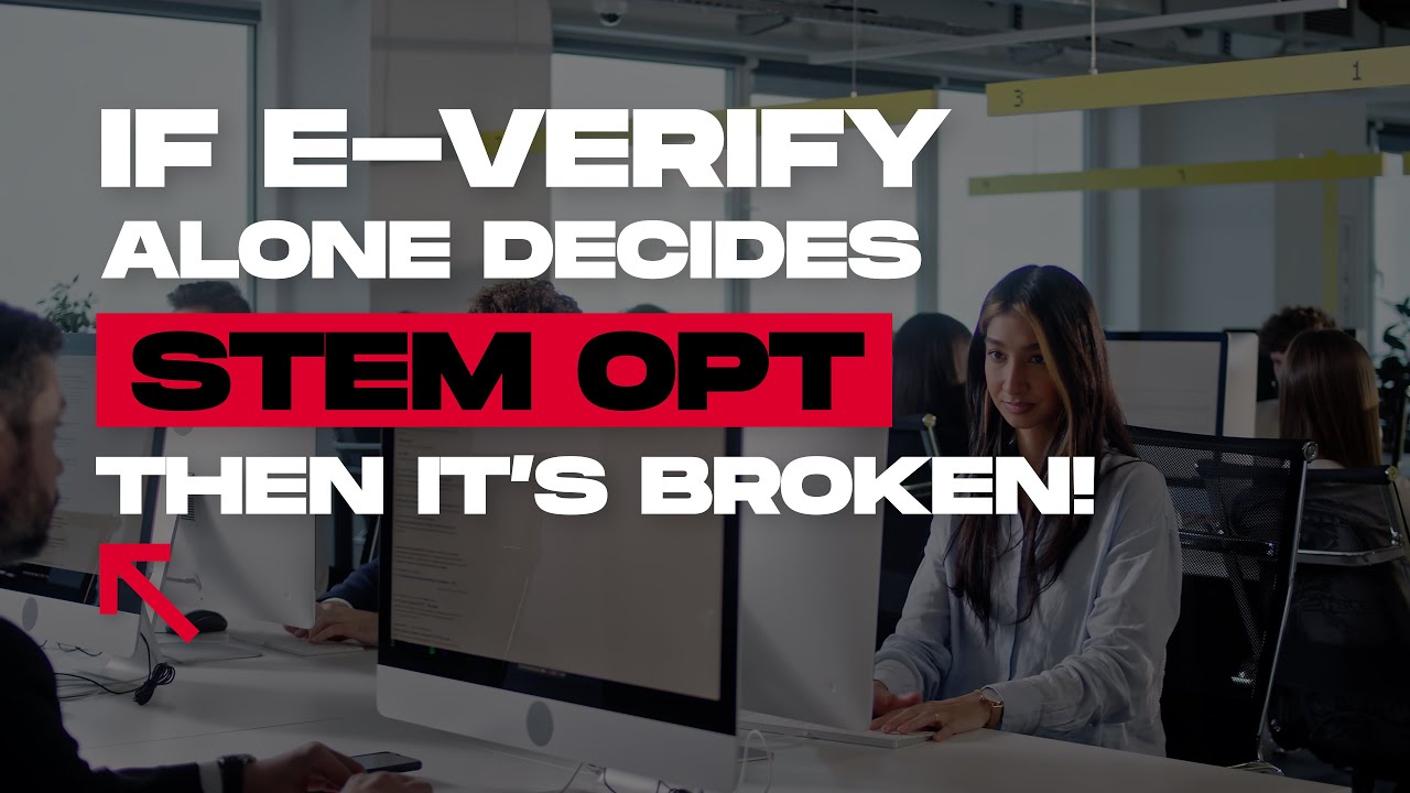If E-Verify Decides STEM OPT, Then the Program Is Broken