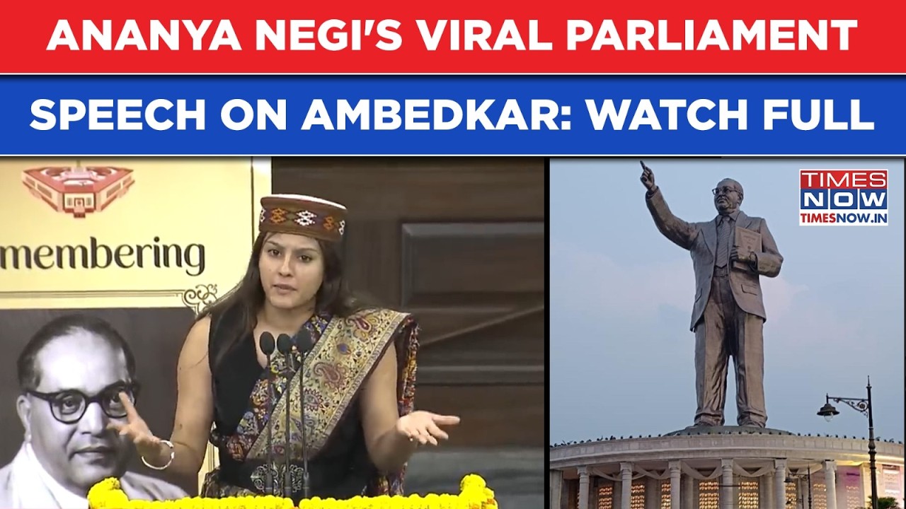 Ananya Negi's Viral Parliament Speech On Ambedkar: Himachal's Young Leader's Big Message| Watch Full
