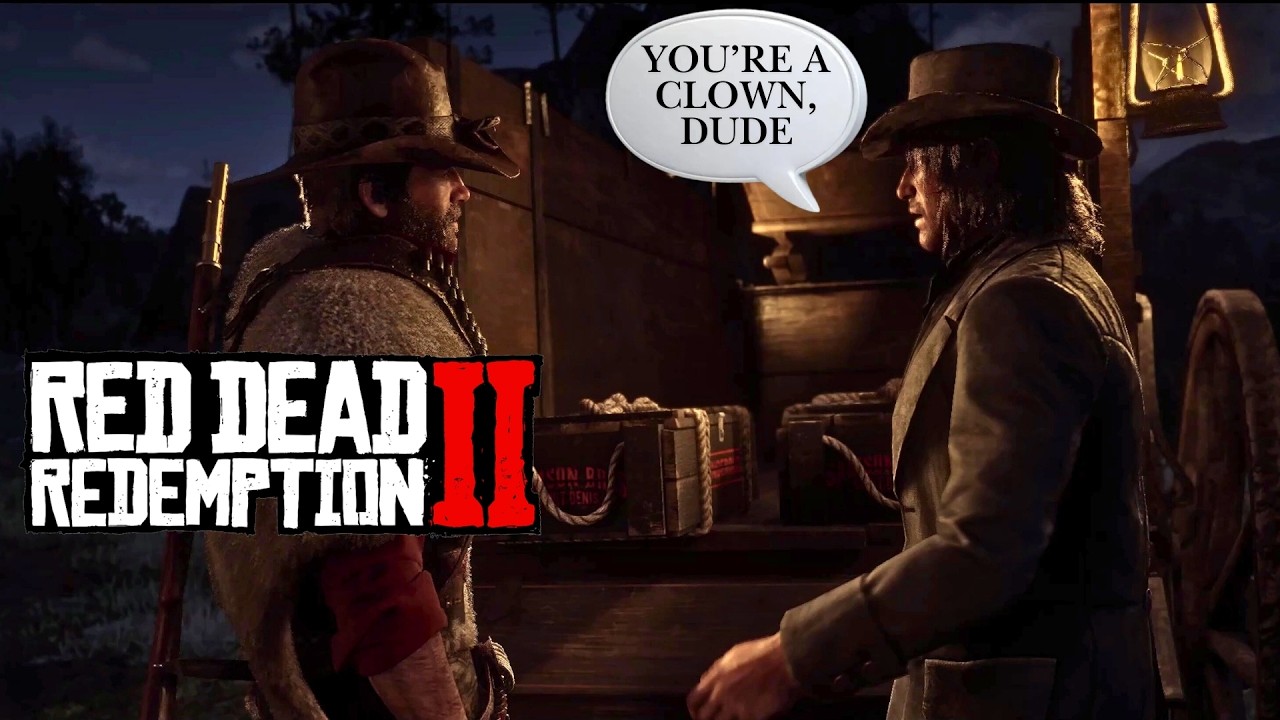 Rob Wiethoff (John Marston) Stream Rants Compilation Set To Red Dead 2