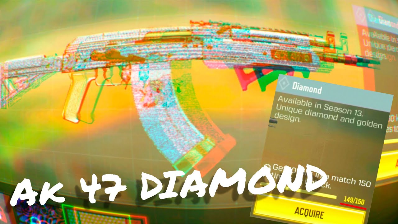 How to get Ak-47 Diamond Camo fast | Как быстро получить Ак-47 БРИЛЛИАНТОВЫЙ КАМУФЛЯЖ | Call of Duty