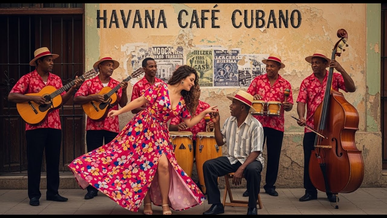 Café Cubano Music 🎹: Caribbean Café Nights & Gentle Piano Jazz • mix47