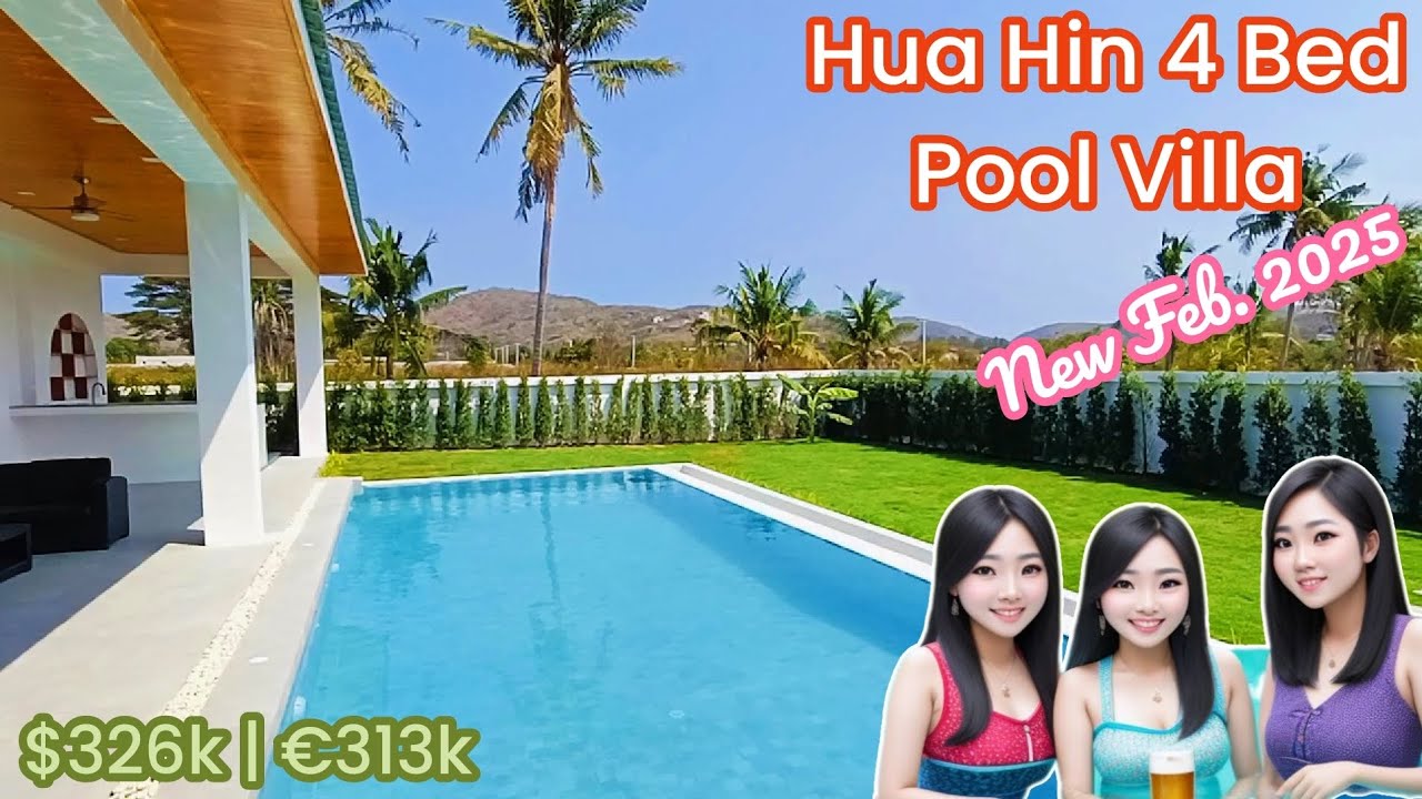 Do You Prefer a Private Pool Villa or Gated Community? Hua Hin, $325k, 2025