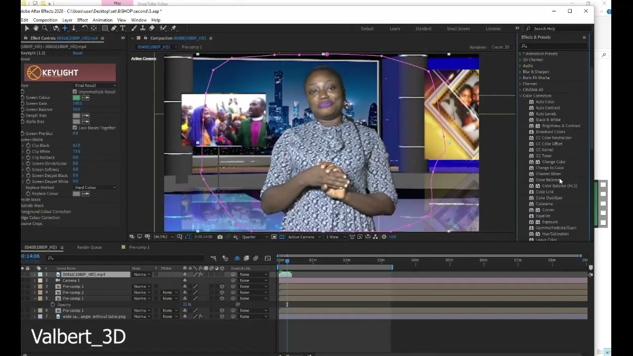 Cinema 4d, Breakdown, creating virtual Tv studio and how to use it with green screen footage