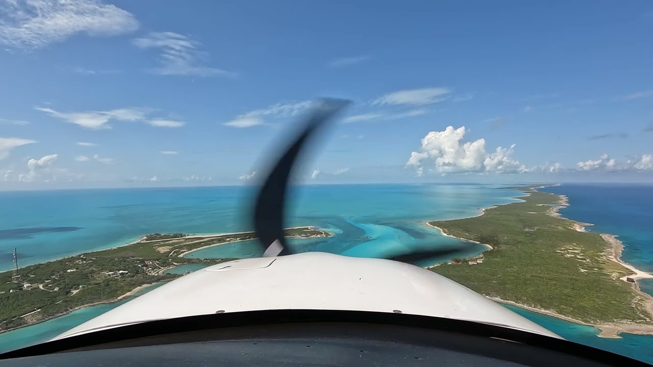 Landing on Little Farmers Cay, Bahamas 2022
