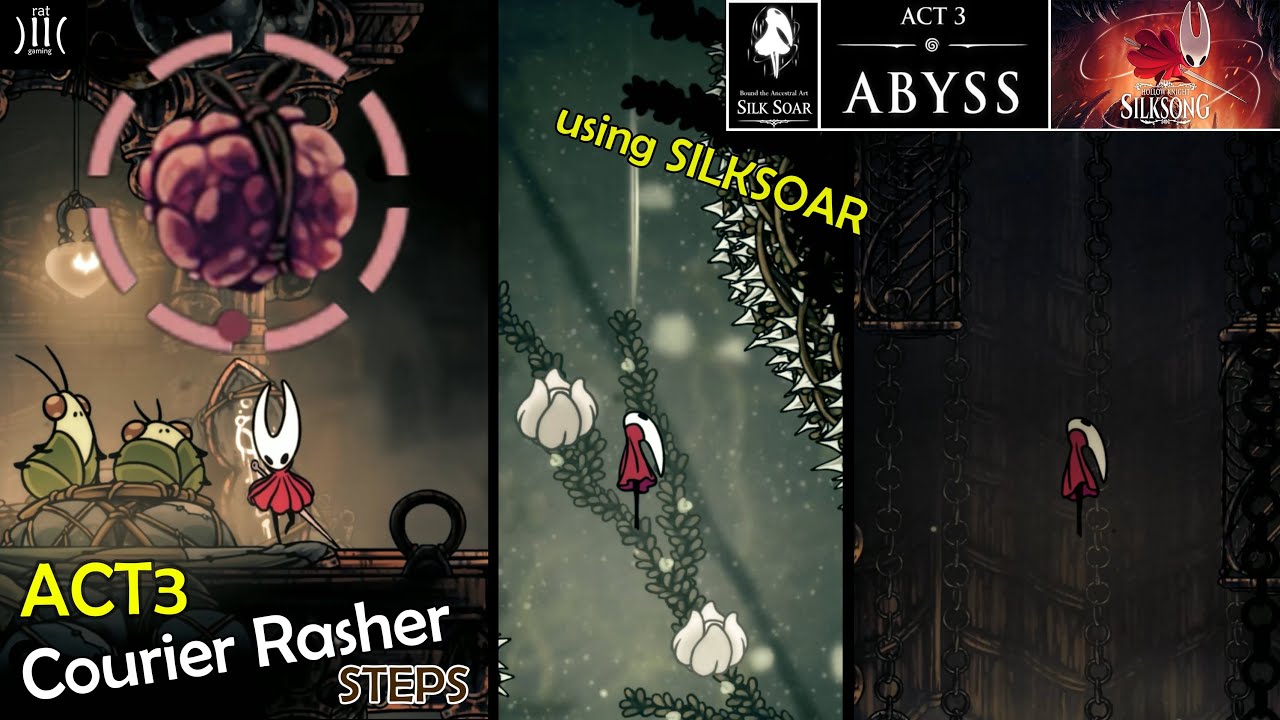 ACT3 Courier Rasher Blasted Steps Silksong