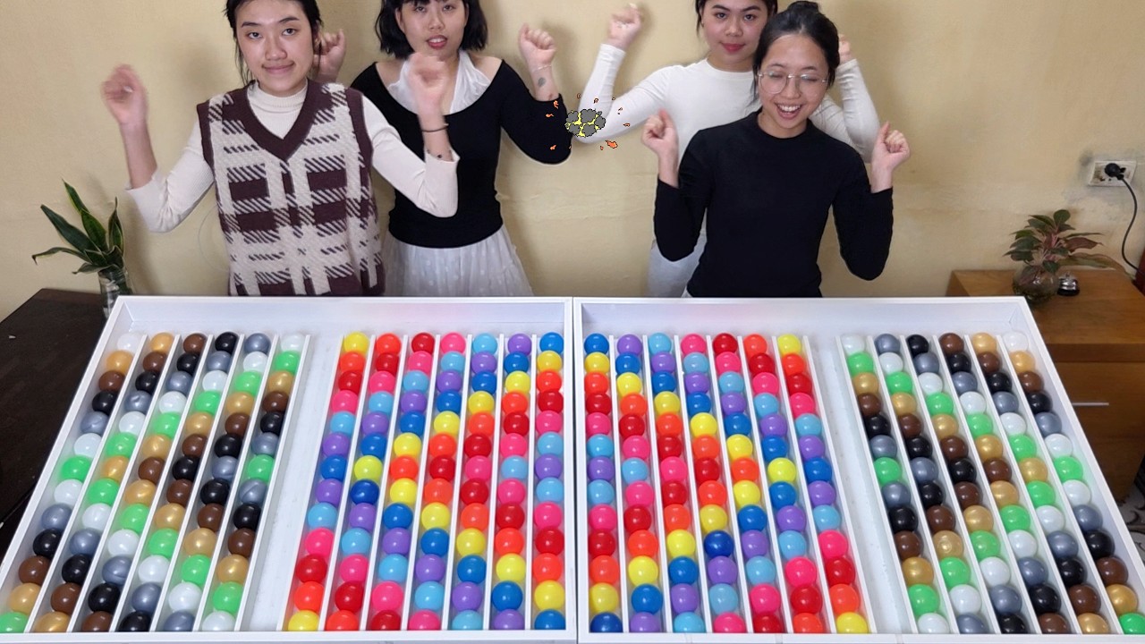 Team vs Team Color Sorting Challenge 🔴🟡🔵 | 2v2 Fast & Smart Battle! 🤝🔥