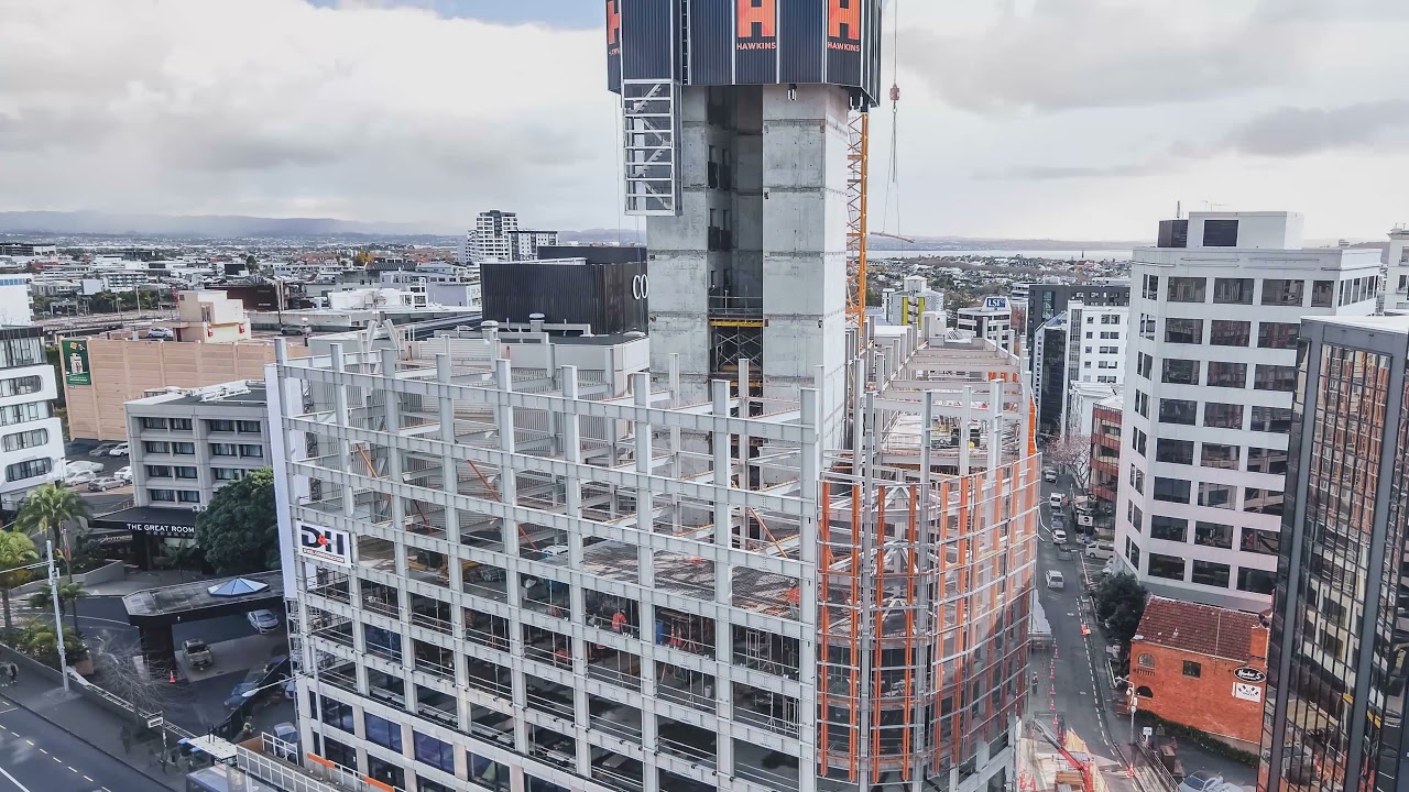 Cordis Hotel Pinnacle Tower Timelapse