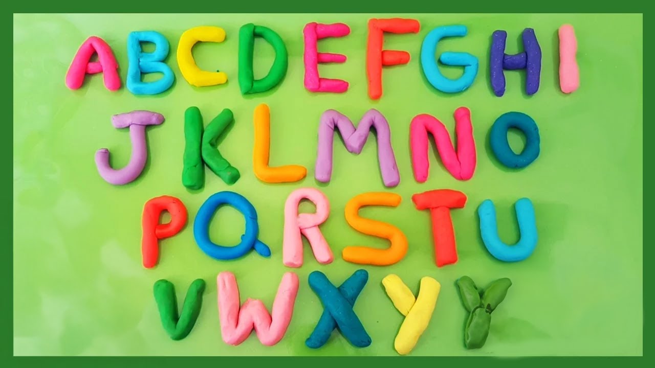 Apprendre l'alphabet avec la pâte à modeler - Titounis