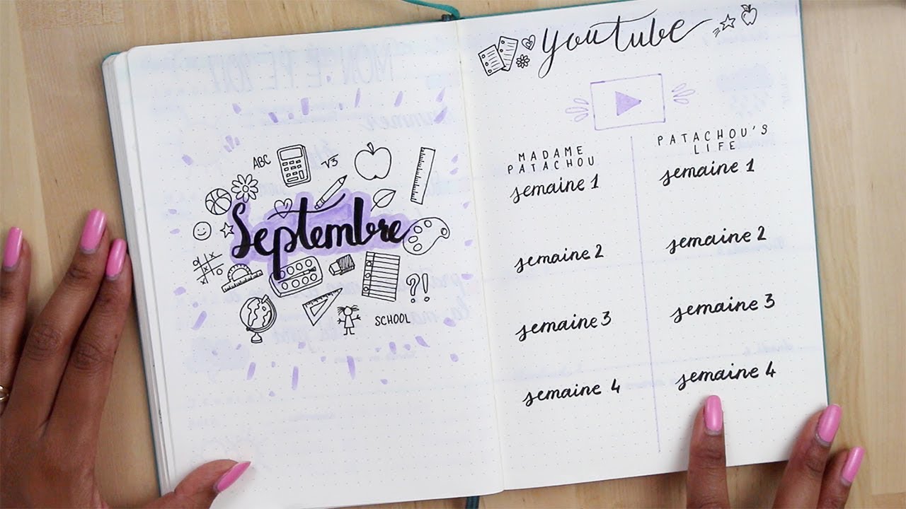 BULLET JOURNAL SEPTEMBRE⎪BACK TO SCHOOL