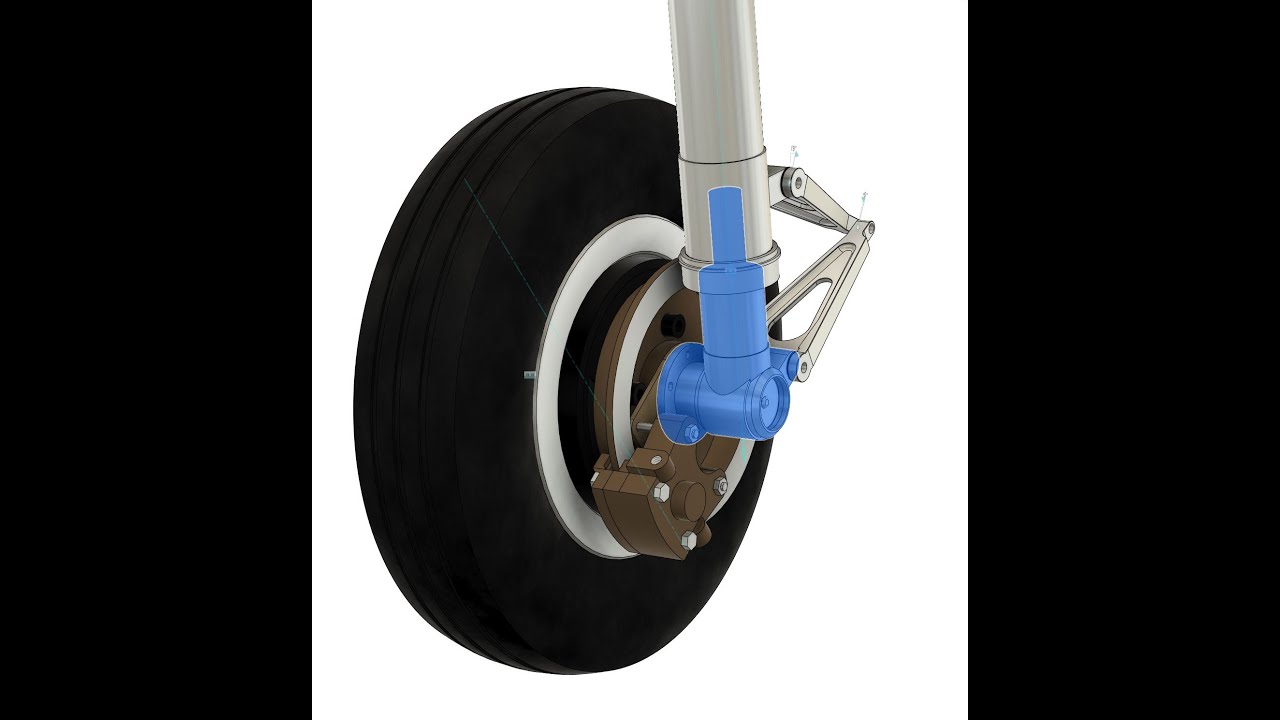 SAAB Safir 91D RC model - Piston (Bottom part of leg)