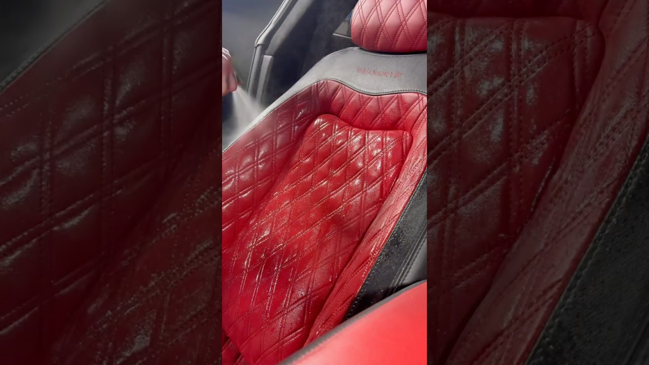 ⚜️Luxury Interior Detailing: Maserati GranTurismo Mansory Deep Clean & Leather Care 