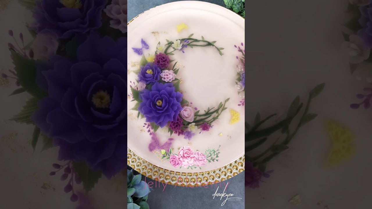 3d Jelly Cake Alphabet C