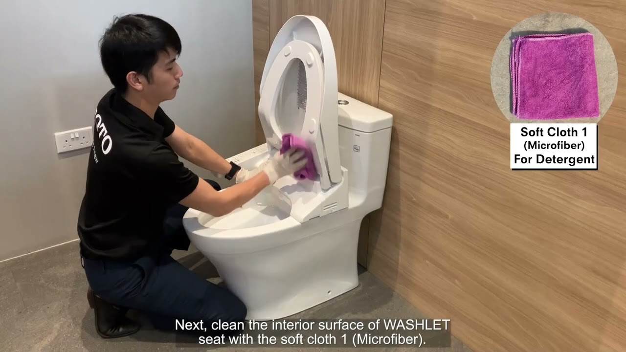 TOTO WASHLET C2 Daily Cleaning Video TCF23410 TCF23400