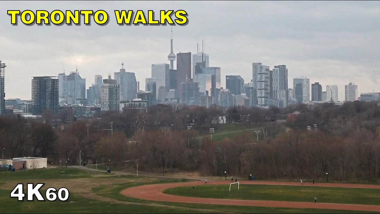 Toronto Pandemic Walk - Queen St E & Broadview on April 19, 2020 [4K]