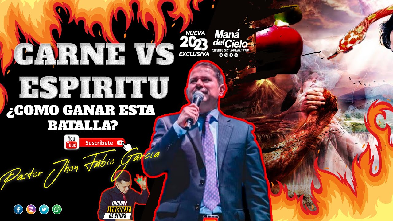 😭VENCIENDO LA CARNE vs ESPIRITU😧Eres Tentado🙏Lengua de Señas😮- Pastor Jhon Fabio Garcia IPUC